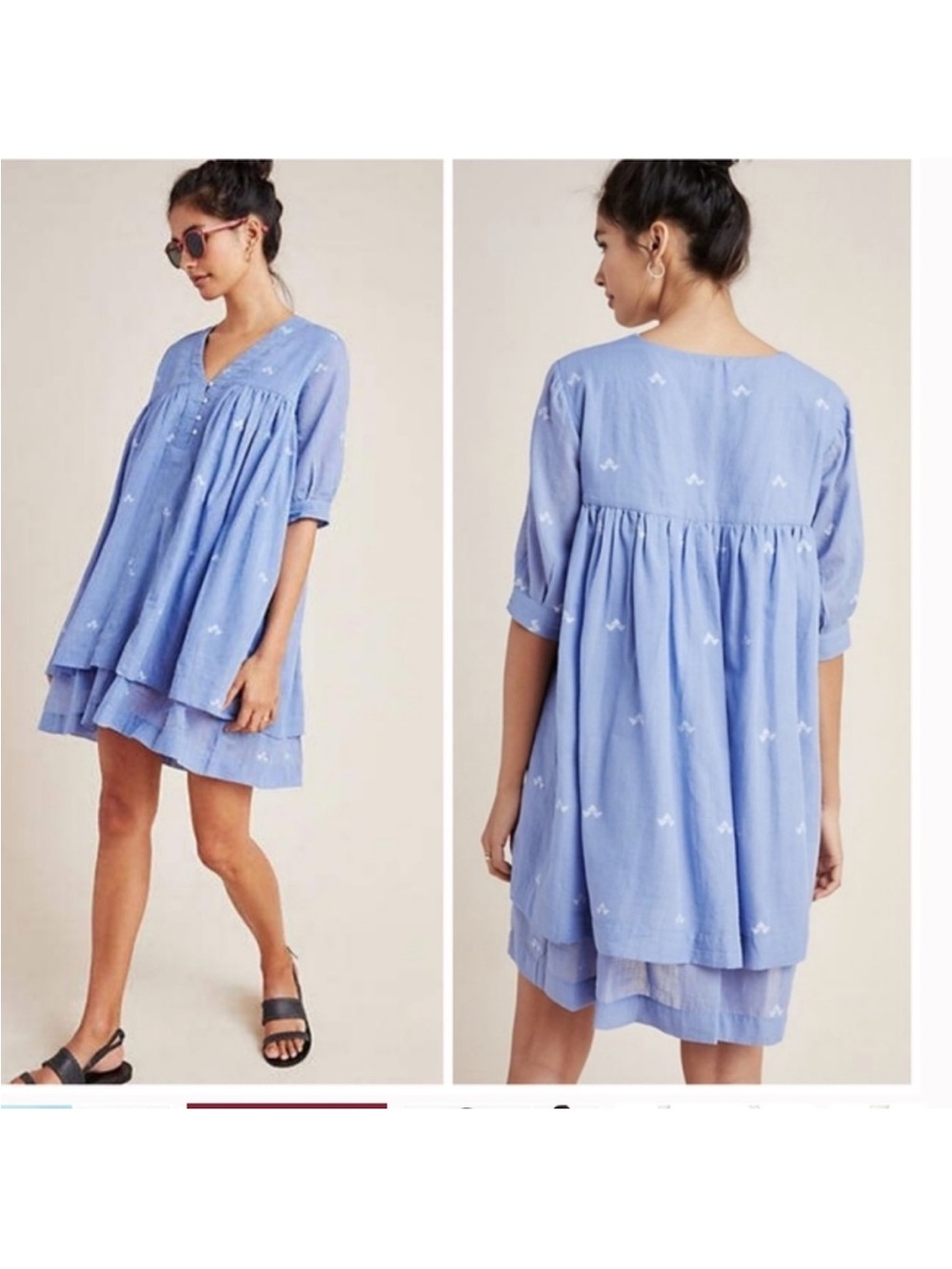 Mirth Anguilla Cornflower Blue Dress size Small